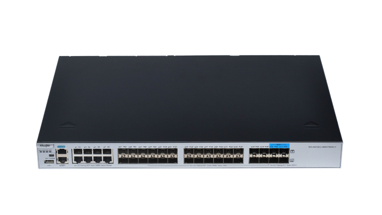 銳捷28口千兆光企業級核心彙聚交換機