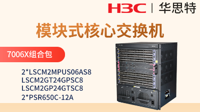 華三 S7006X組合包 三層核心交換機