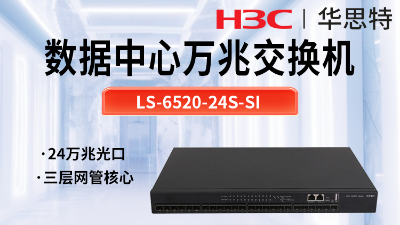華三 LS-6520-24S-SI 24口萬兆網管交換機