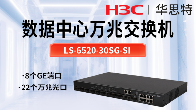 華三 LS-6520-30SG-SI 企業級以太網交換機