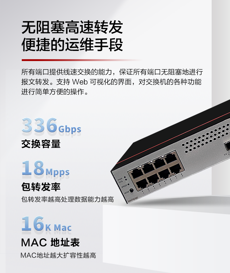 華爲 S200-8T4S-QA2 千兆企業級交換機