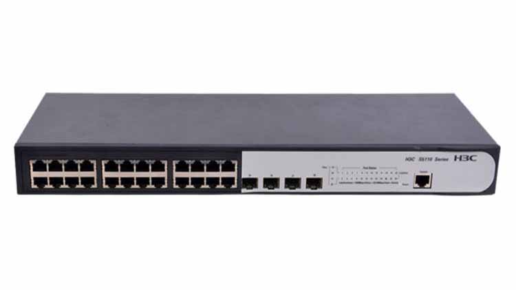 華三 24口全千兆網管三層交換機