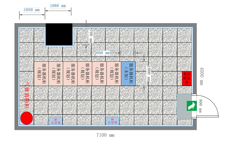 機房機櫃規劃圖