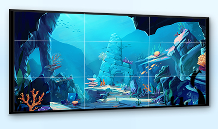 46寸京東方液晶拼接屏-深圳華思特科技廣告拼接屏解決方案服務商