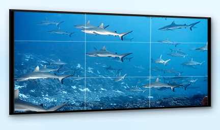 46寸京東方液晶拼接屏-深圳華思特科技廣告拼接屏解決方案服務商