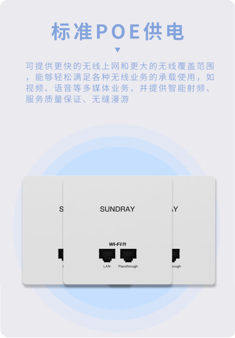 信銳 XAP-6210P WiFi6雙頻無線面闆AP
