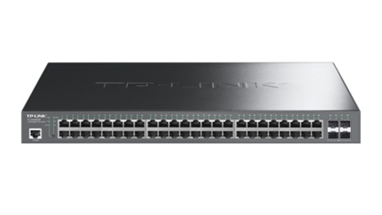TP-LINK 48口千兆企業級二層POE交換機